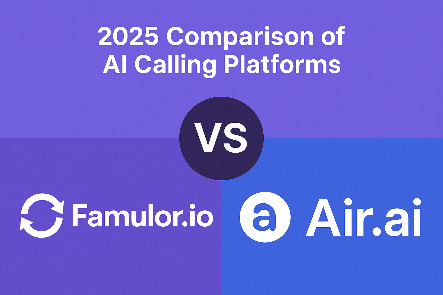 Famulor vs. Air.ai: A 2025 Head-to-Head Comparison